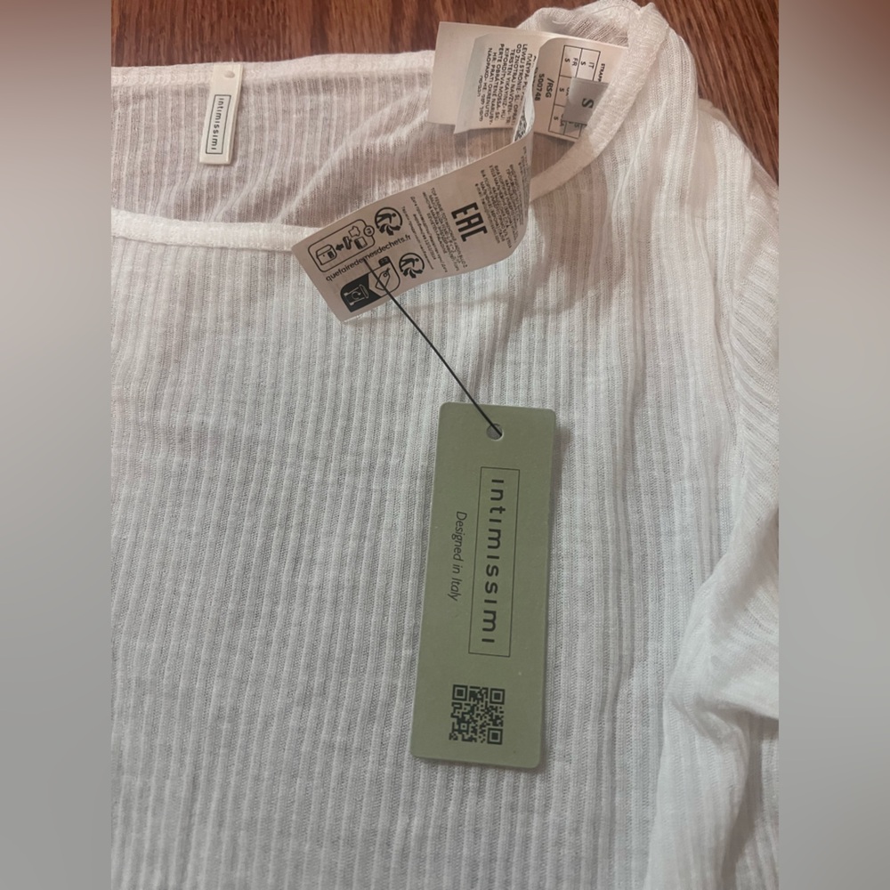NWT Intimissimi Sheer Long Sleeve - Picture 2 of 7